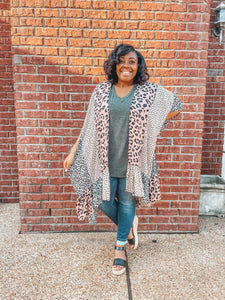 Wild One- Animal Print Kimono