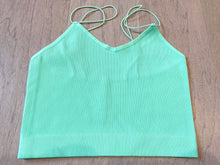 Load image into Gallery viewer, Ribbed Double Strap Brami- Mint