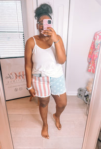 Stars and Stripes Judy Blue Jean Shorts